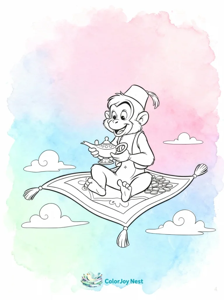 Abu Coloring Pages