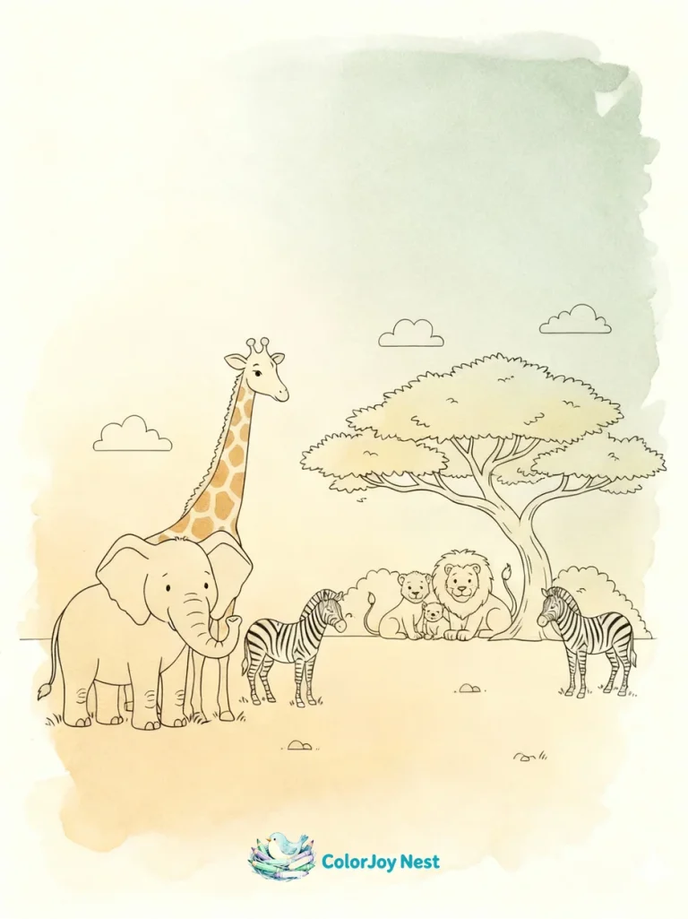 African Coloring Pages