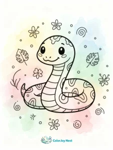 Anaconda Coloring Pages