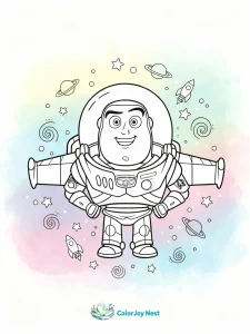 Buzz Lightyear Coloring Pages