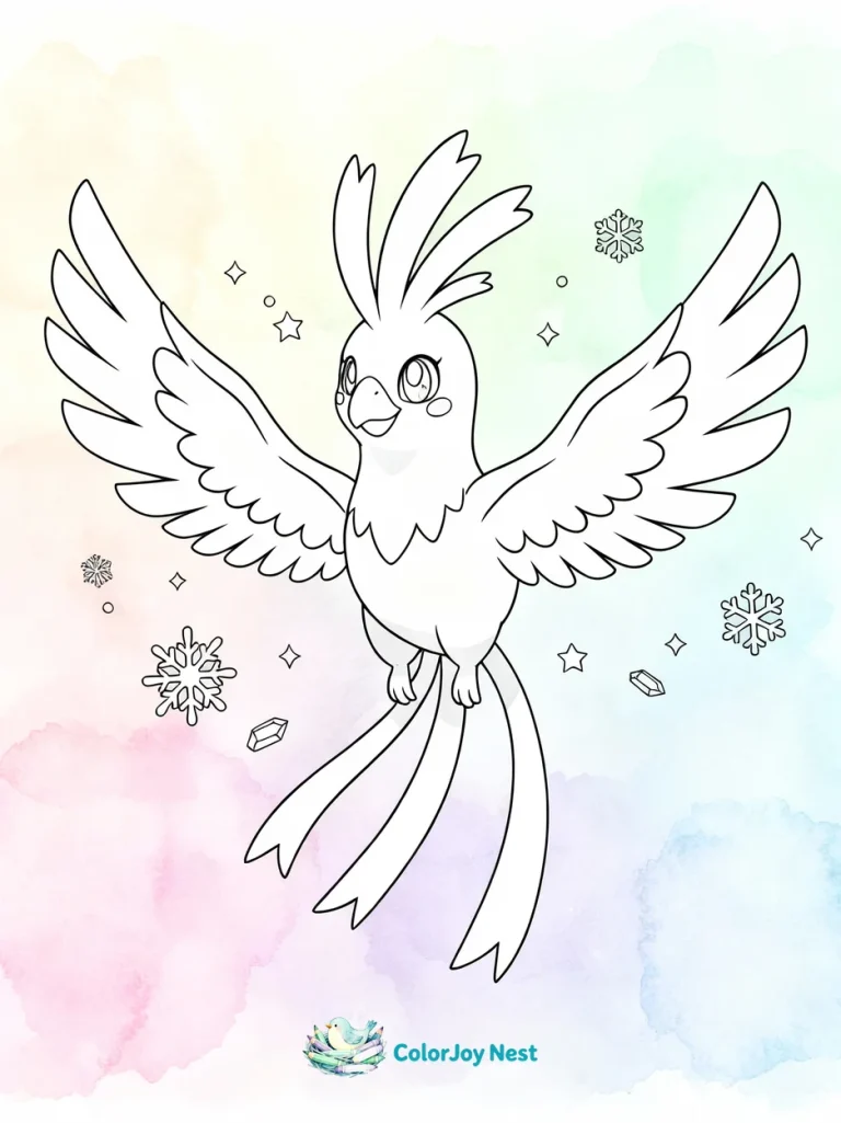 Articuno Coloring Pages