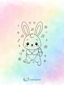 Bunny Rabbit Coloring Pages