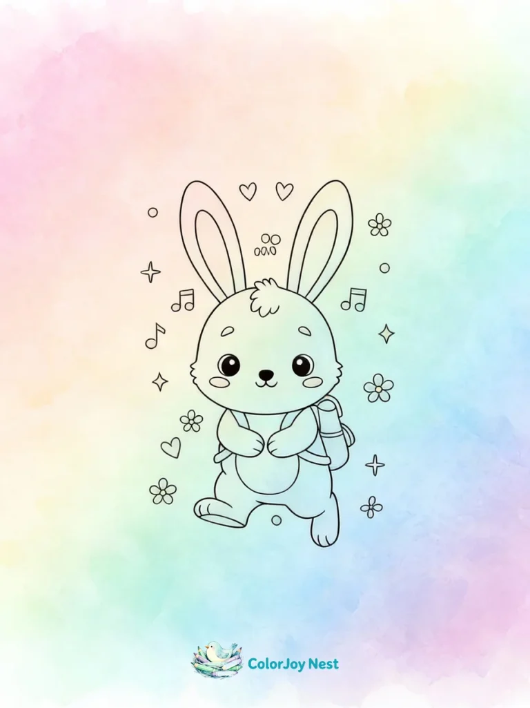Bunny Rabbit Coloring Pages