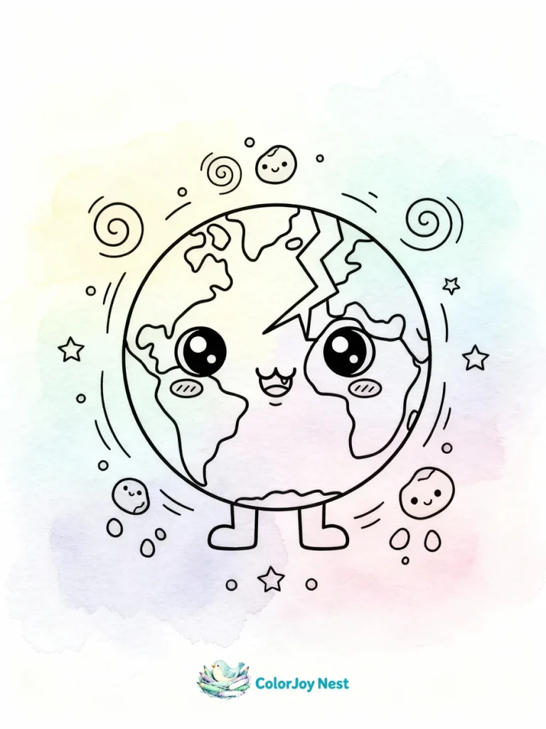 Earthquake Coloring Pages