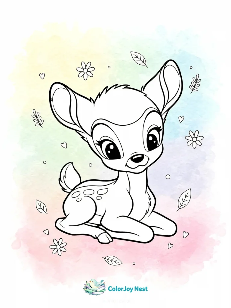 Bambi Coloring Pages