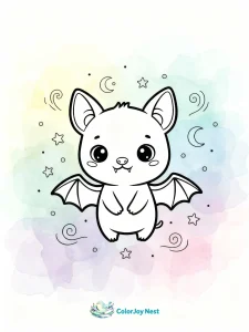 Bat Coloring Pages