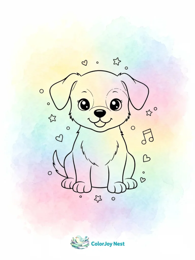 Puppy Dog Coloring Pages
