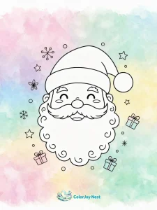 Santa Coloring Pages