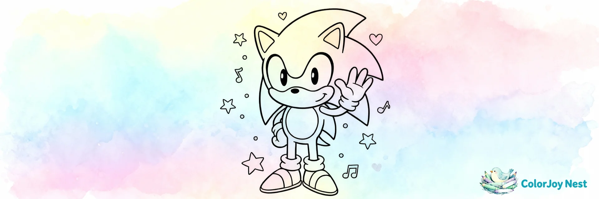 Sonic Coloring Pages