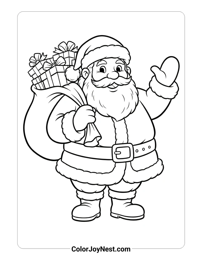 Santa Claus Coloring Page