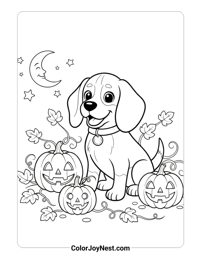Snoopy Great Pumpkin Coloring Page