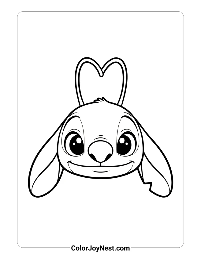 Angel Experiment Portrait Coloring Page